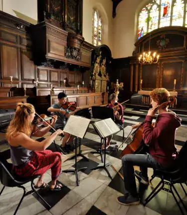 Quartet in the Chapel at Christ's College, Cambridge