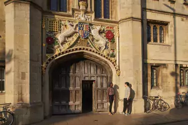 Christ's College, Cambridge main gate, St Andrew's Street