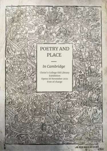 Poster of Poetry and Place exhibition 